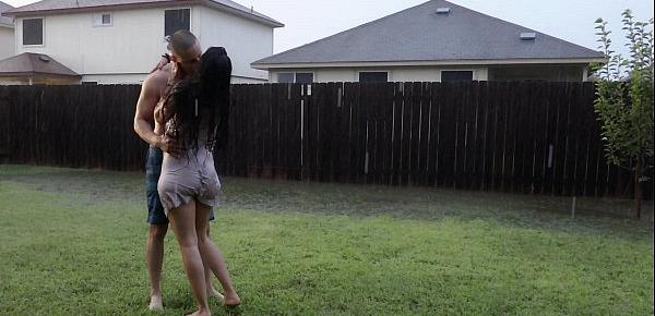  Romantic sex under a storm in Texas